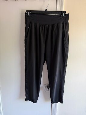 Women's Athleta Nolita Slim Black Pull-On Cropped Pants